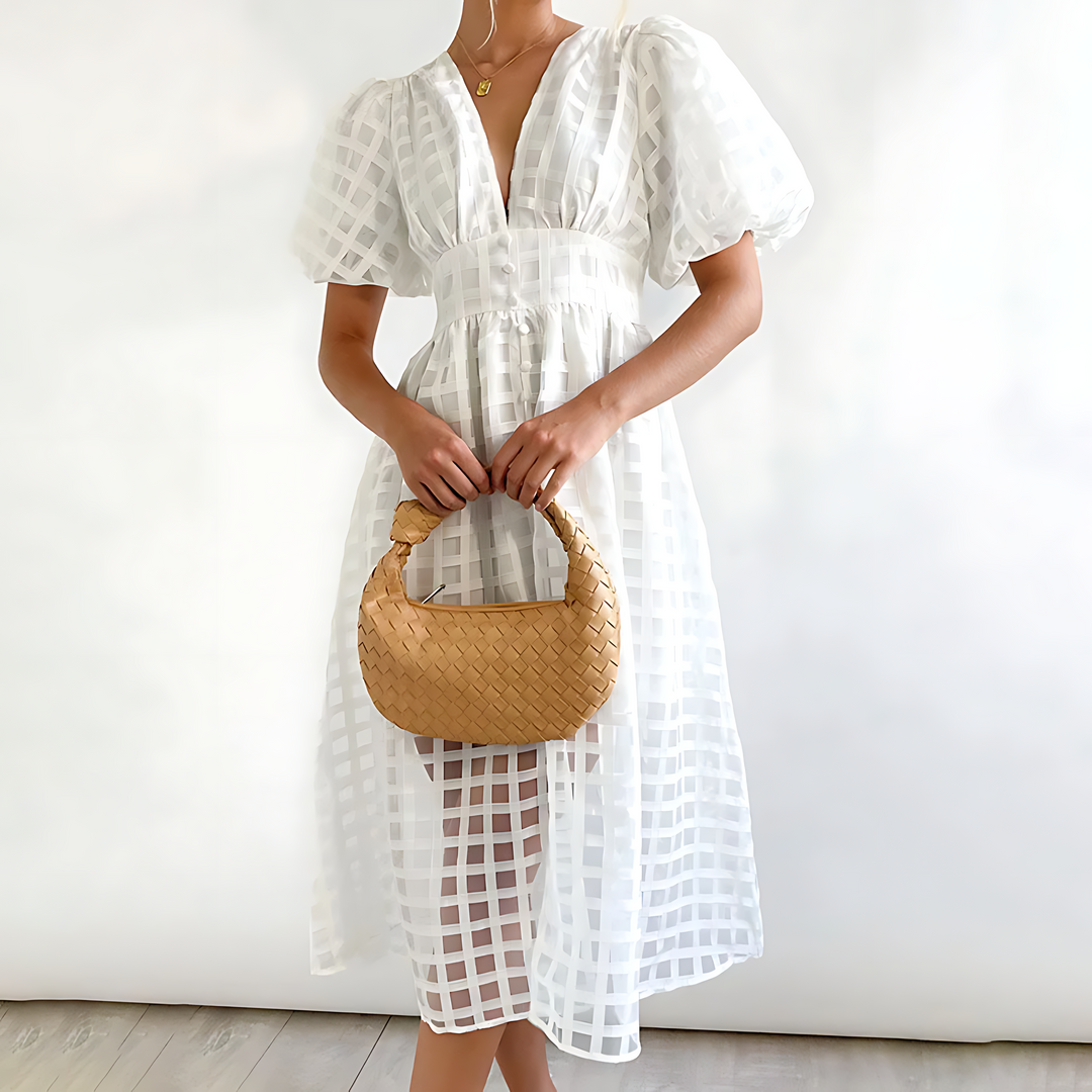 Julia - Vestido Midi Elegante de Verano