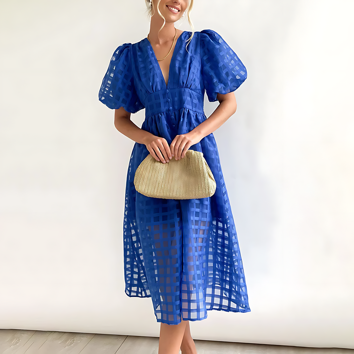 Julia - Vestido Midi Elegante de Verano