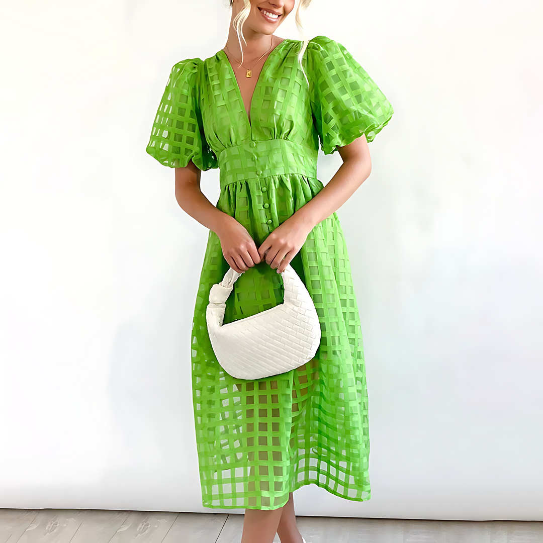 Julia - Vestido Midi Elegante de Verano