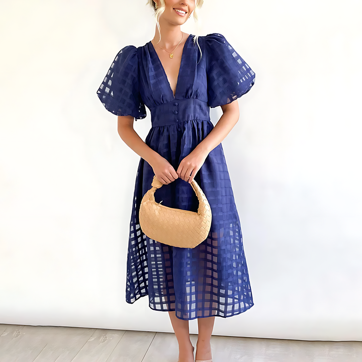 Julia - Vestido Midi Elegante de Verano