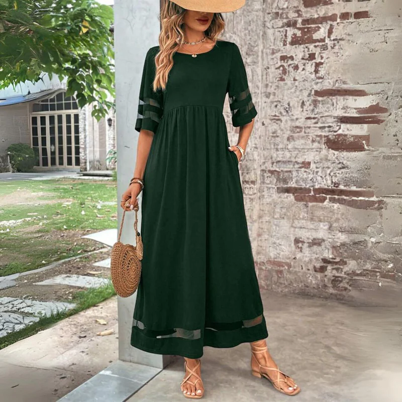 Cerelia | Vestido midi ajustado con efecto de control de abdomen