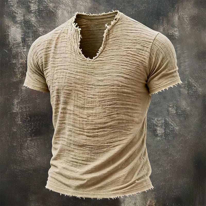 Mason | Camiseta de Vintage con Cuello en V