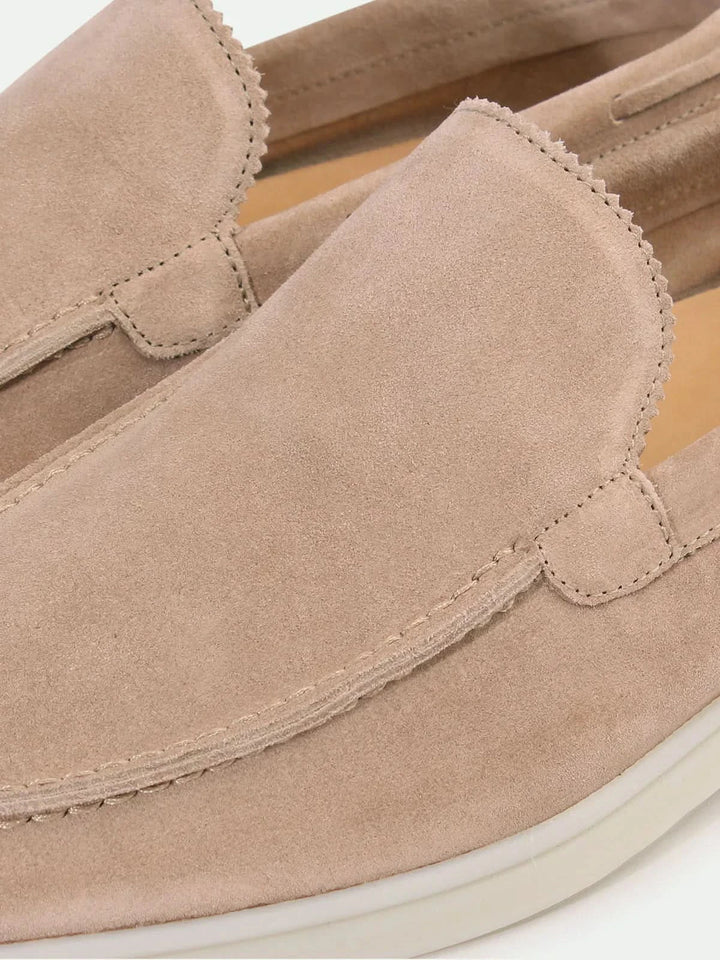 Mocasín Clásico de Ante Beige