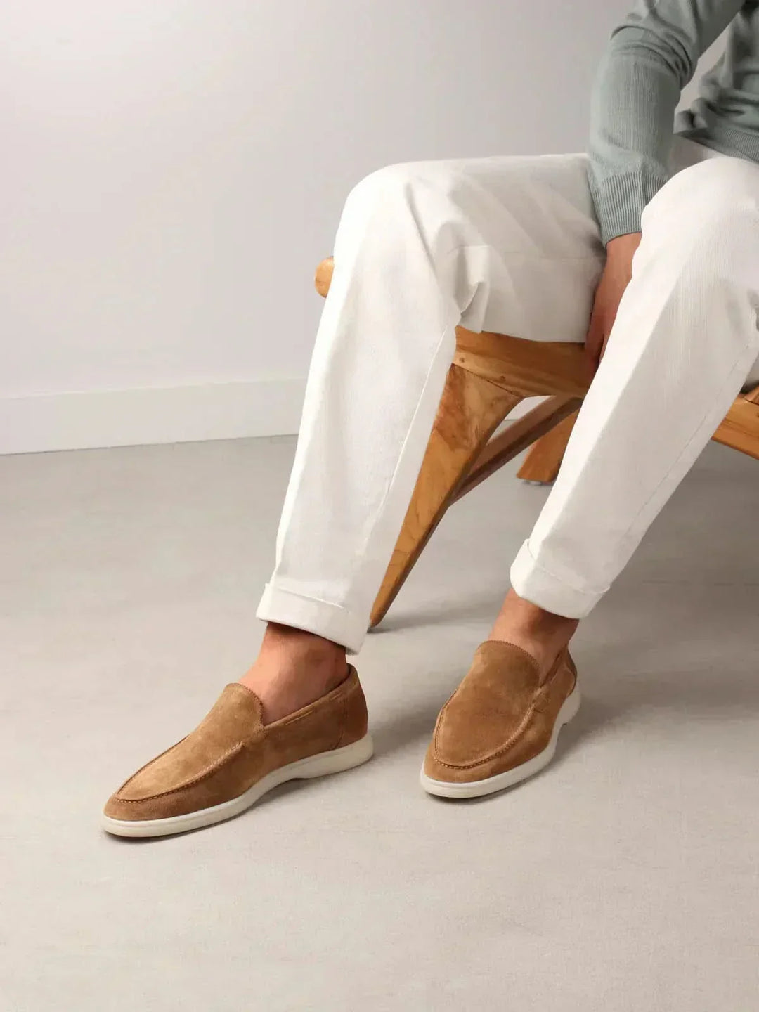 Mocasín Clásico de Ante Desierto
