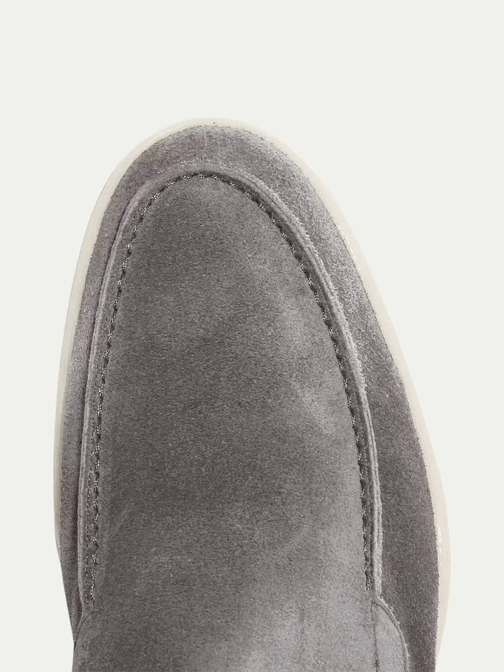 Mocasín Clásico de Ante Gris