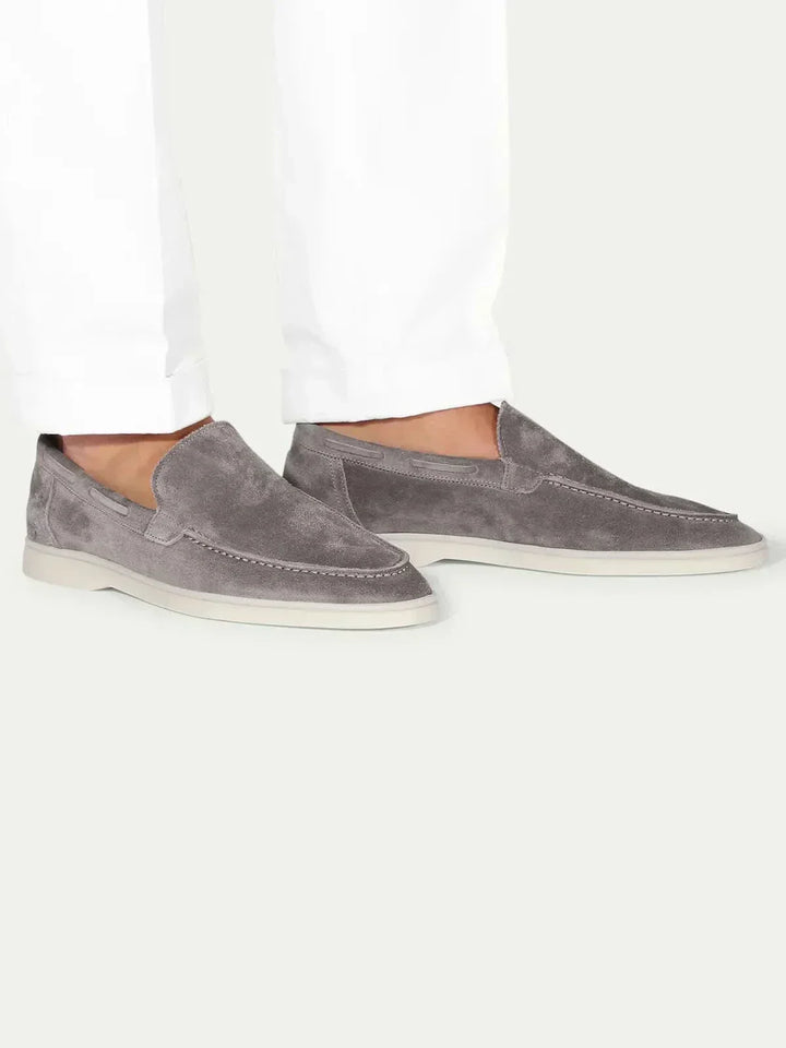 Mocasín Clásico de Ante Gris