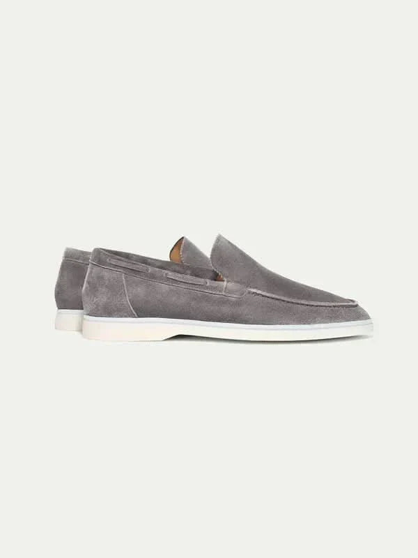 Mocasín Clásico de Ante Gris