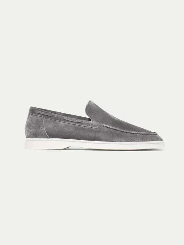 Mocasín Clásico de Ante Gris
