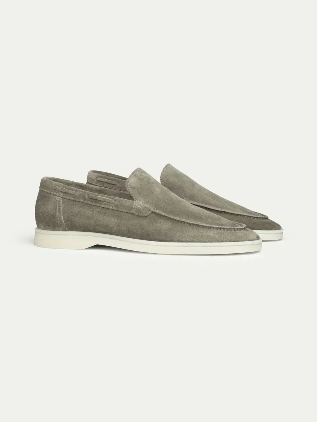 Mocasín Clásico de Ante Verde Oliva