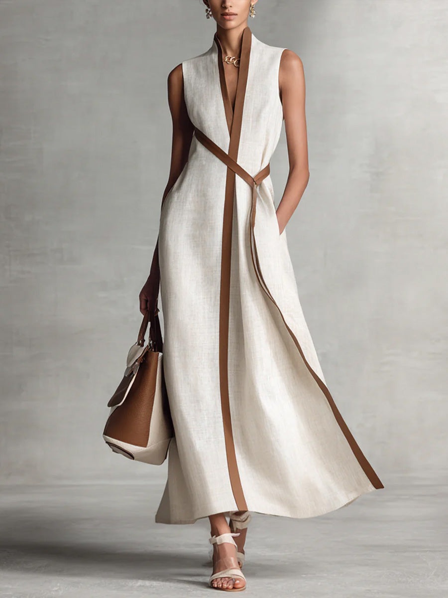 Harper - Vestido Maxi Sin Mangas