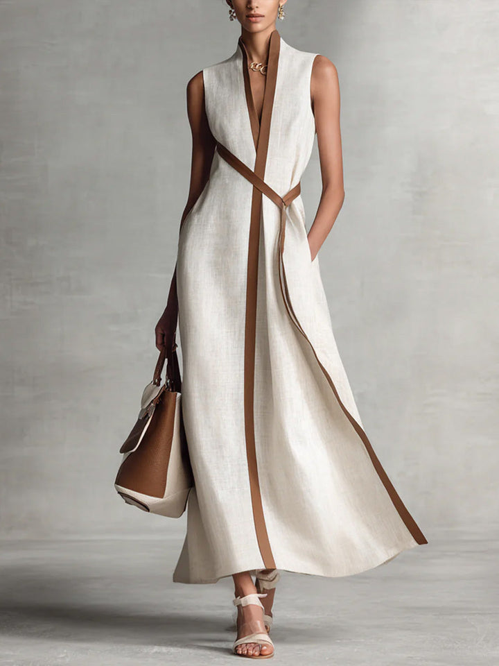 Harper - Vestido Maxi Sin Mangas