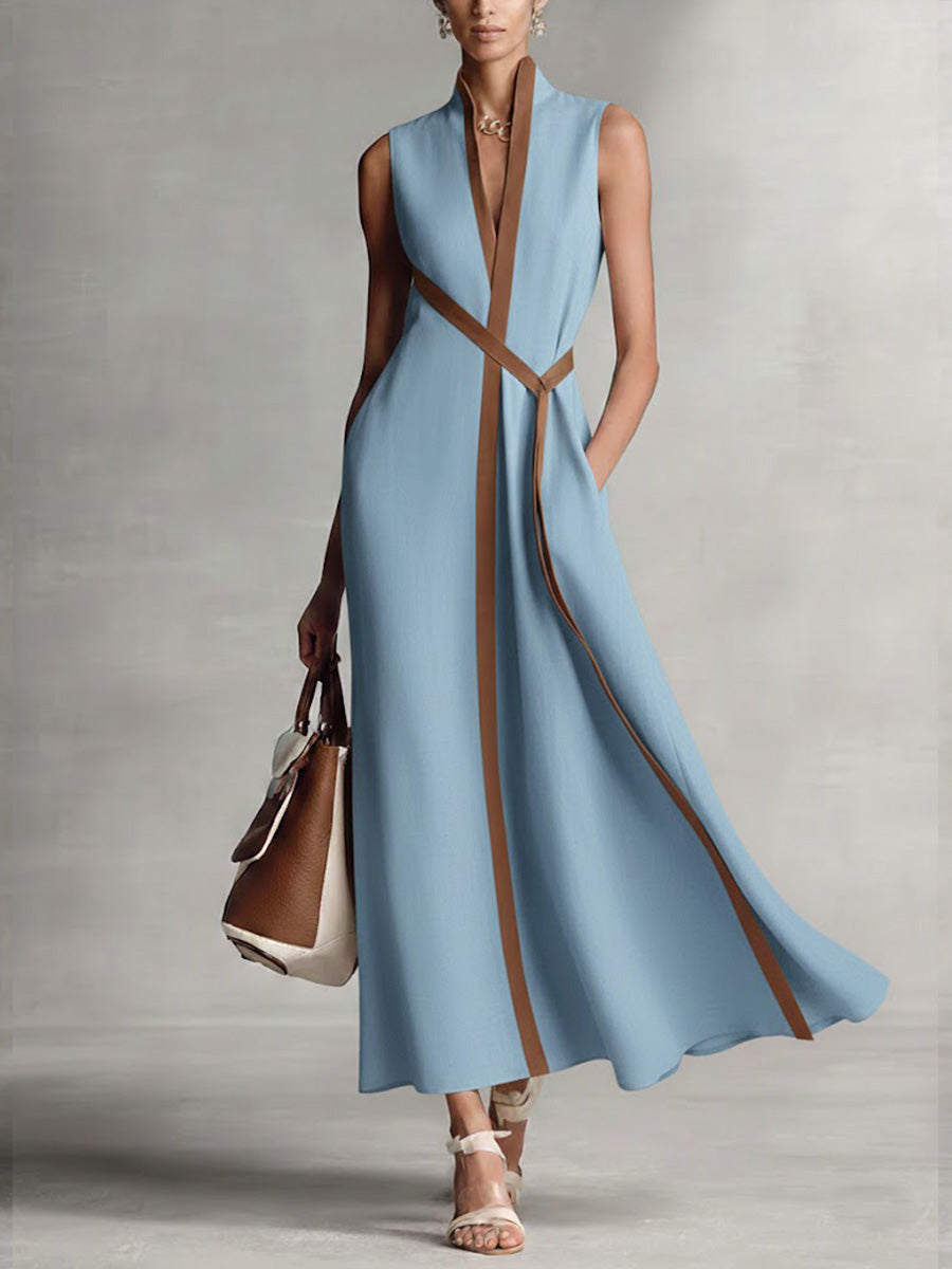 Harper - Vestido Maxi Sin Mangas
