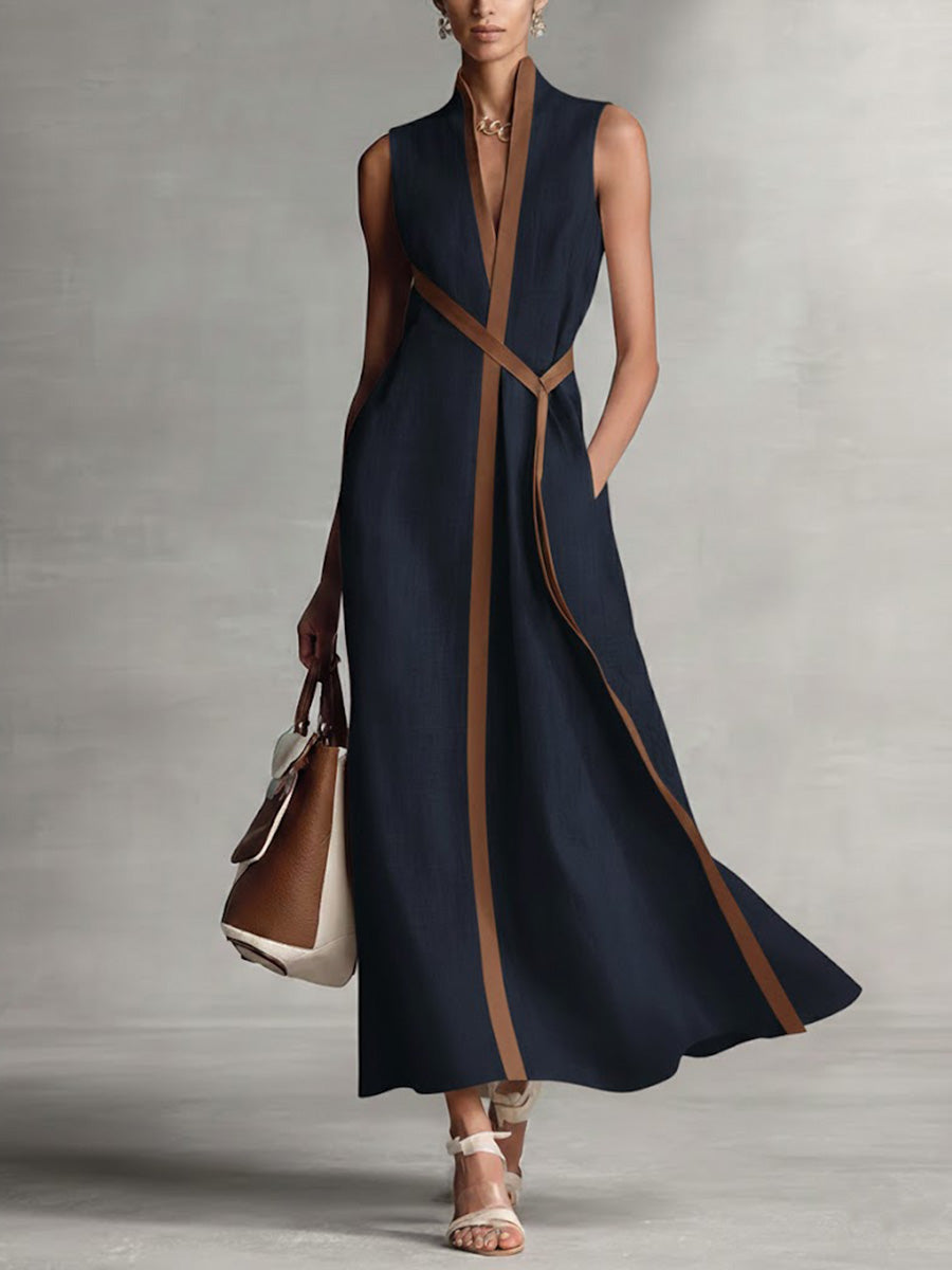 Harper - Vestido Maxi Sin Mangas