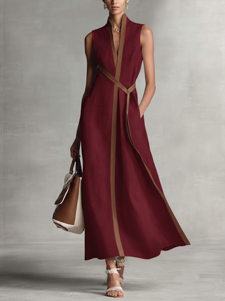 Harper - Vestido Maxi Sin Mangas