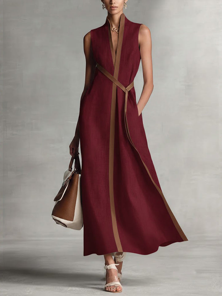 Harper - Vestido Maxi Sin Mangas