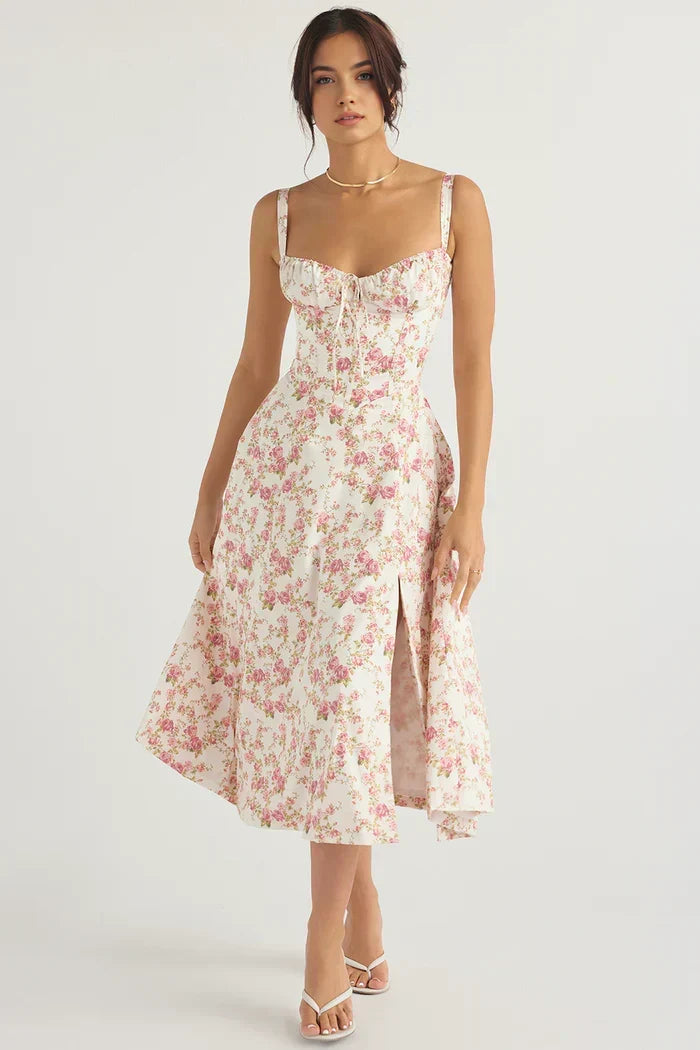 AURORA - VESTIDO MIDI CORSET