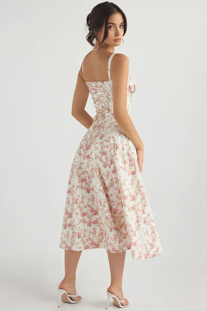 AURORA - VESTIDO MIDI CORSET
