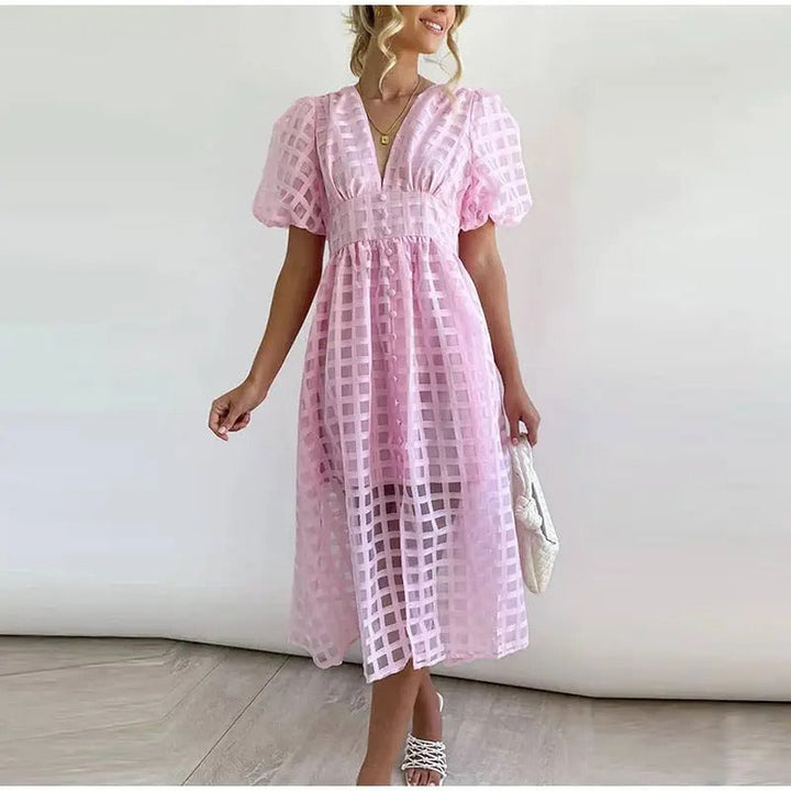 Julia - Vestido Midi Elegante de Verano