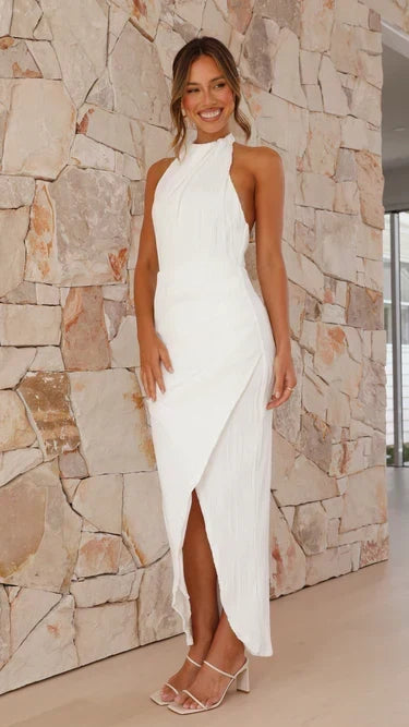 Shyann - Vestido Midi Plisado
