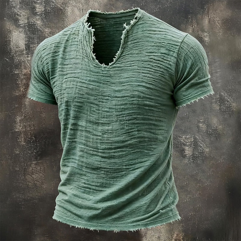 Mason | Camiseta de Vintage con Cuello en V