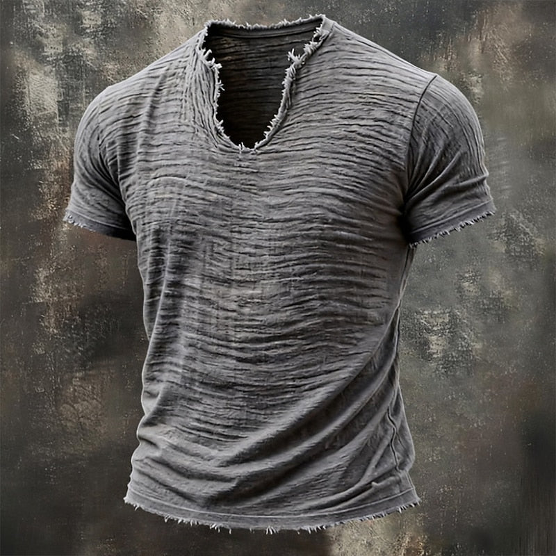 Mason | Camiseta de Vintage con Cuello en V